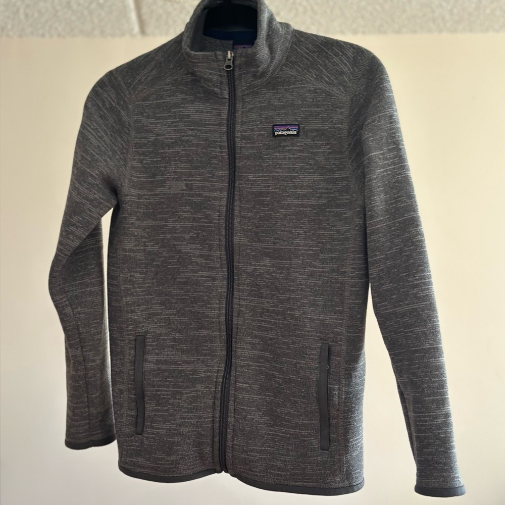 Patagonia Kids Charcoal Full-Zip Jacket